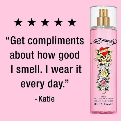 Ed Hardy Fine Fragrance Body Mist for Women, 8.0 fl oz