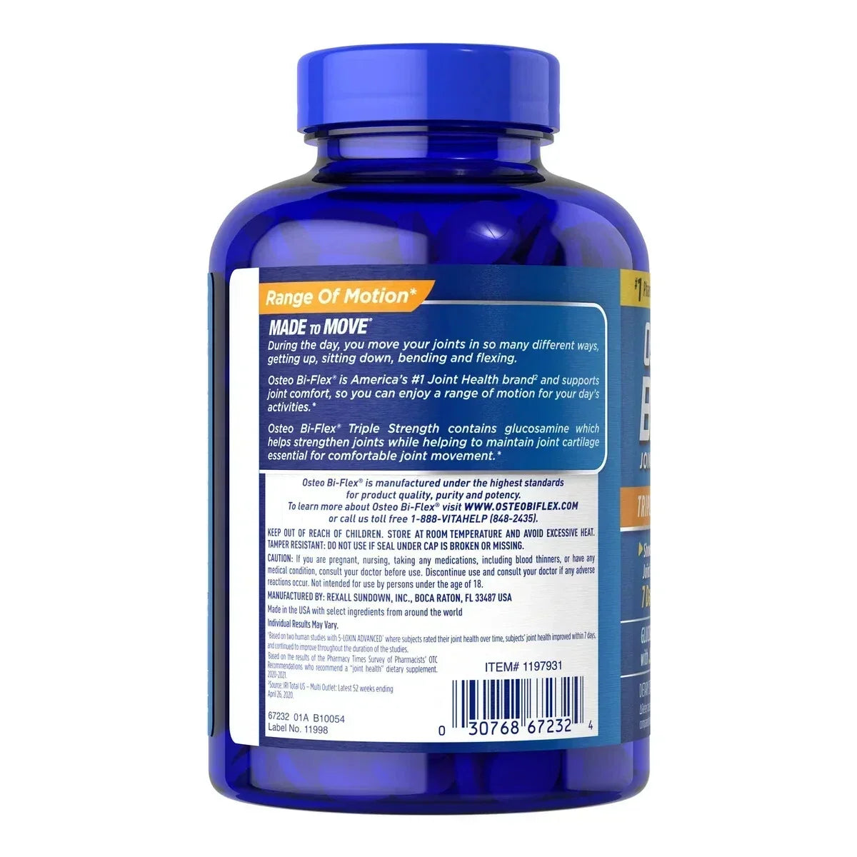 Osteo Bi-Flex Triple Strength, 200 Tablets(PACK OF TWO)