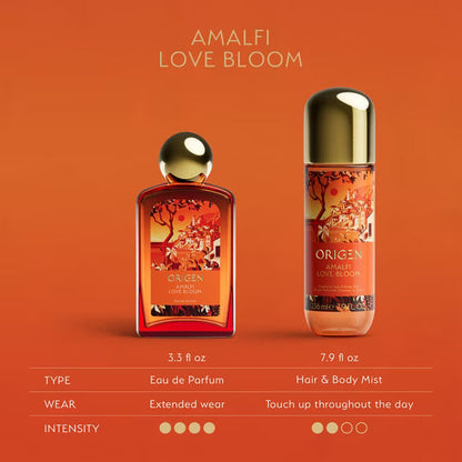 Origen Amalfi Love Bloom Eau de Parfum for Women, 3.3 fl oz