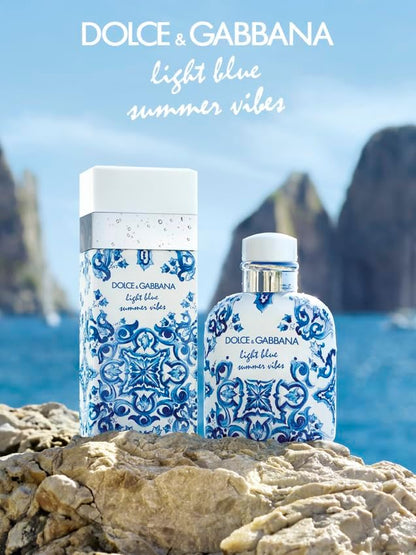 Dolce &amp; Gabbana Light Blue Summer Vibes Eau de Toilette for Women – 50 ml / 1.7 fl oz