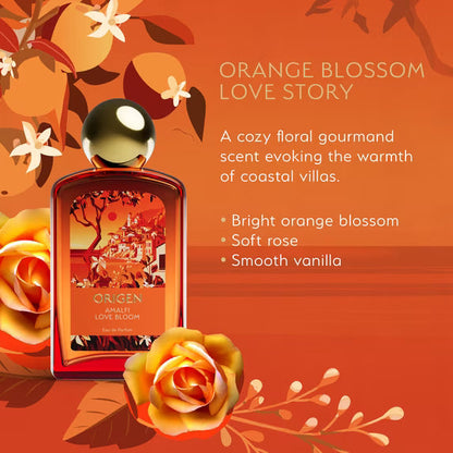 Origen Amalfi Love Bloom Eau de Parfum for Women, 3.3 fl oz