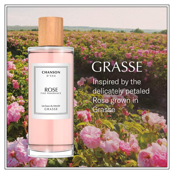 Chanson d’Eau Les Eaux Du Monde Rose Eau de Toilette for Women – 3.3 oz (100 ml)