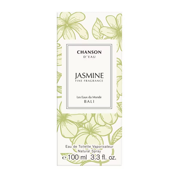 Chanson d’Eau Les Eaux du Monde Jasmine Eau de Toilette for Women, 3.3 oz