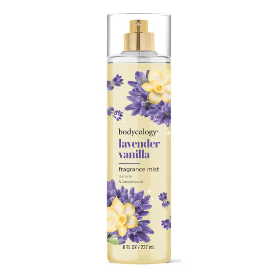 Bodycology Lavender Vanilla Long-Lasting Fragrance Body Mist – 8 fl oz (236 ml)