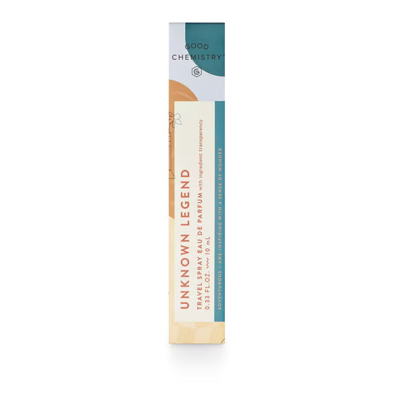 Good Chemistry Unknown Legend Eau de Parfum Travel Spray – 0.33 fl oz (10 ml)