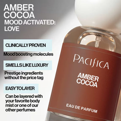 Pacifica Amber Cocoa Eau de Parfum, 1 fl oz