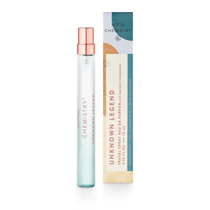Good Chemistry Unknown Legend Eau de Parfum Travel Spray – 0.33 fl oz (10 ml)