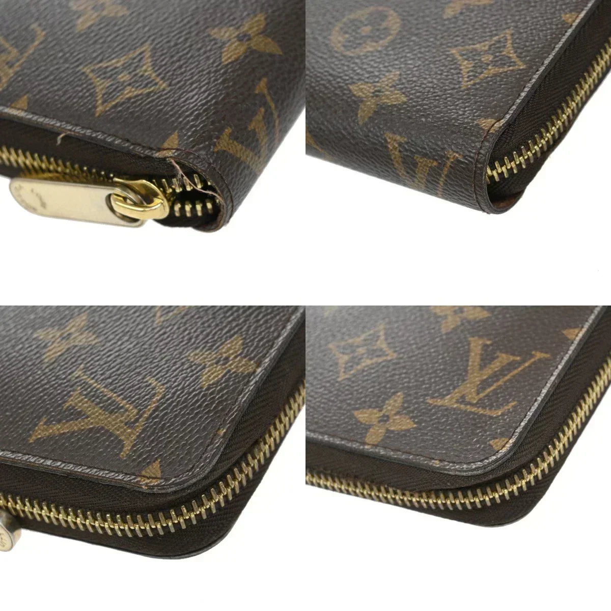 Louis Vuitton Monogram Zippy Long Wallet – Brown Leather Zip Around | M60017 - Vanrique