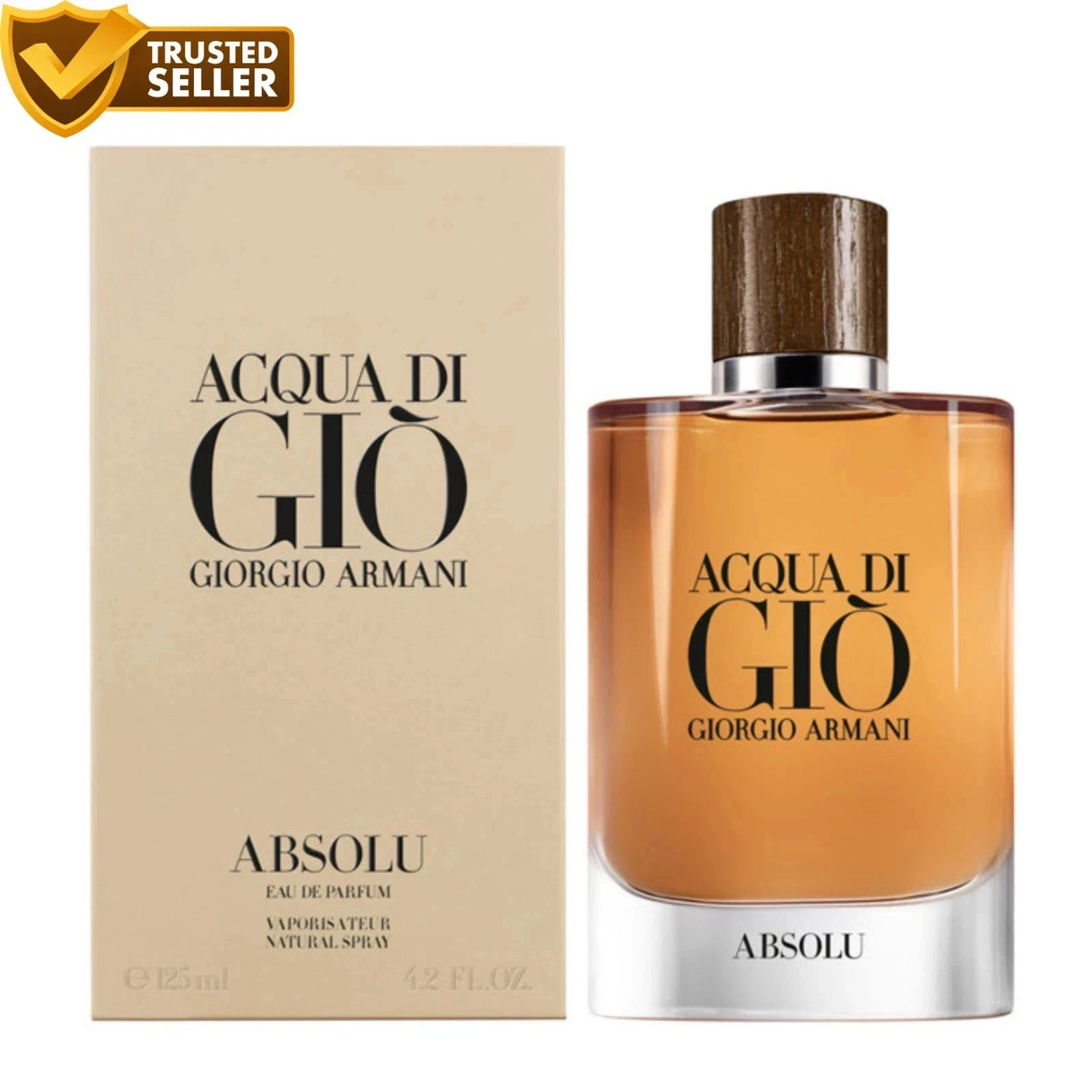 Giorgio Armani Acqua Di Gio Absolu Eau de Parfum for Men 4.2 oz / 125ml | Cologne Spray