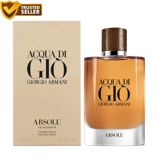 Giorgio Armani Acqua Di Gio Absolu Eau de Parfum for Men 4.2 oz / 125ml | Cologne Spray