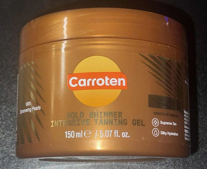 Carroten Gold Shimmer Intensive Tanning Gel SPF 0 5.07 oz