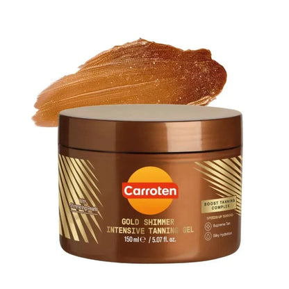 Carroten Gold Shimmer Intensive Tanning Gel SPF 0 5.07 oz