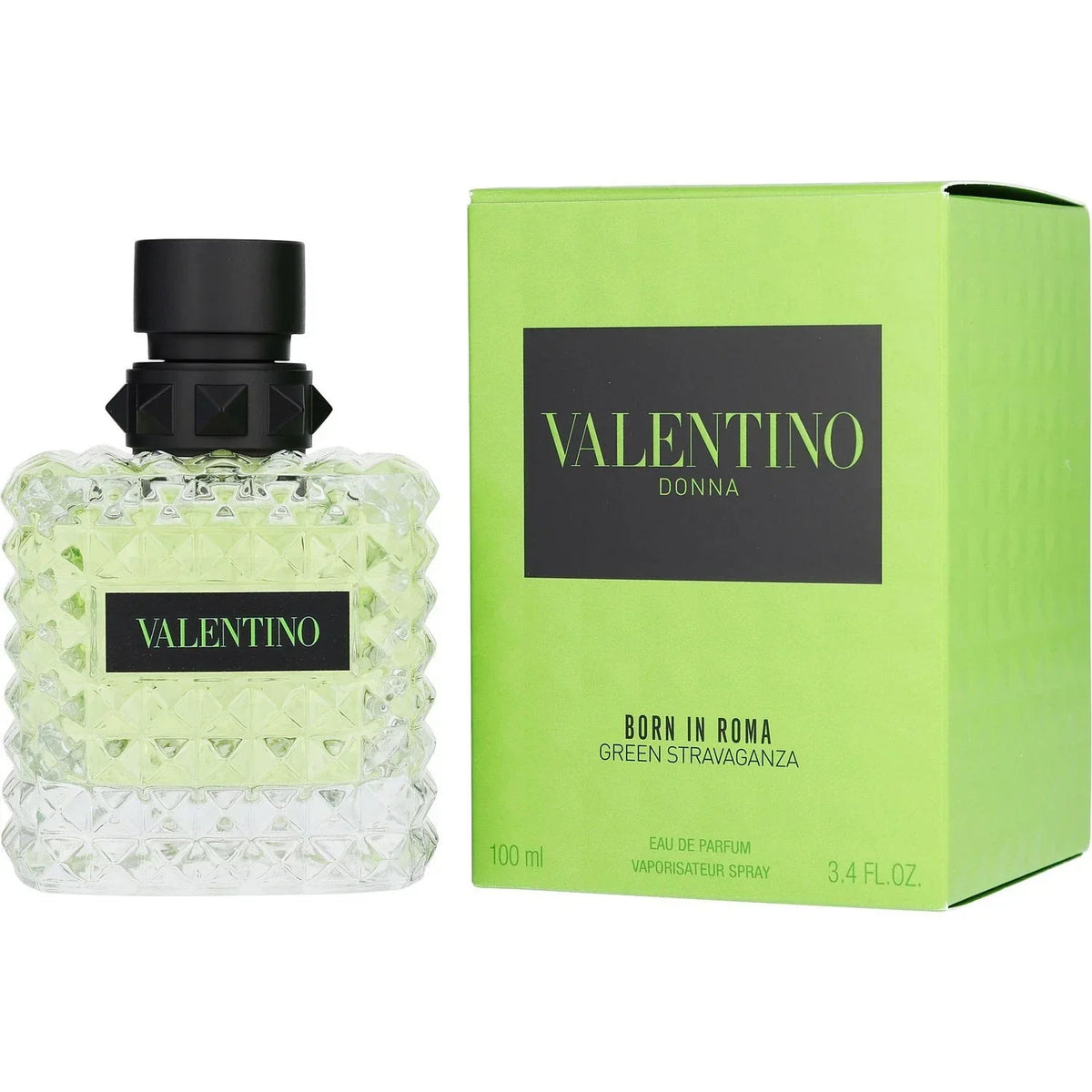 Valentino Donna Born In Roma Green Stravaganza Eau de Parfum for Women – 3.4 FL OZ / 100 mL