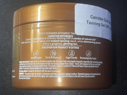 Carroten Gold Shimmer Intensive Tanning Gel SPF 0 5.07 oz