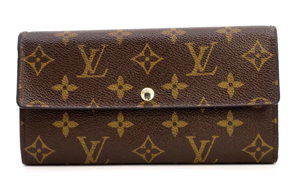Louis Vuitton Sarah Monogram Wallet – Limited Edition M61734 – Brown – Rare - Vanrique